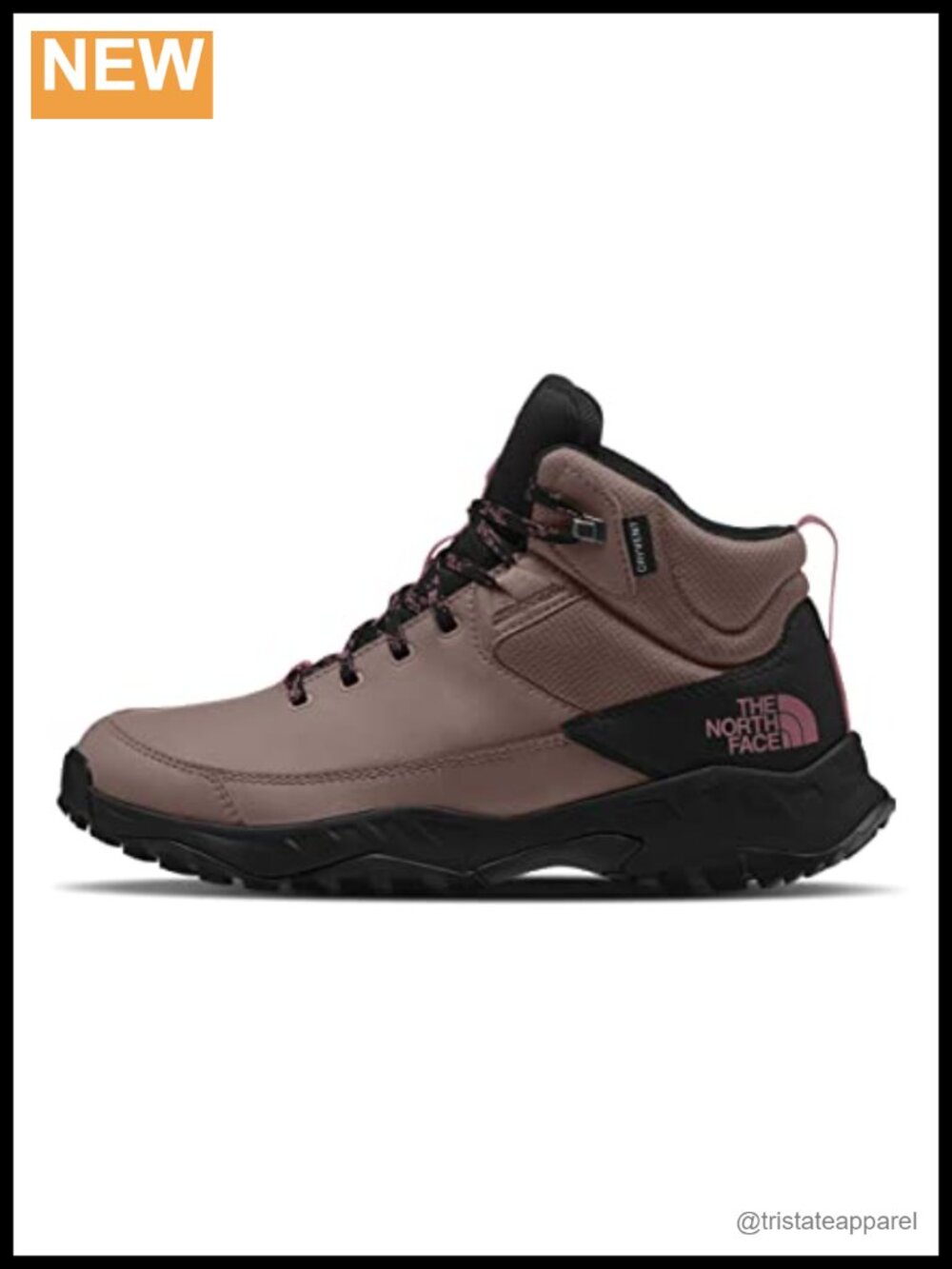 Women's Waterproof Hiking Boots Lace-Up Ankle Leather Winter